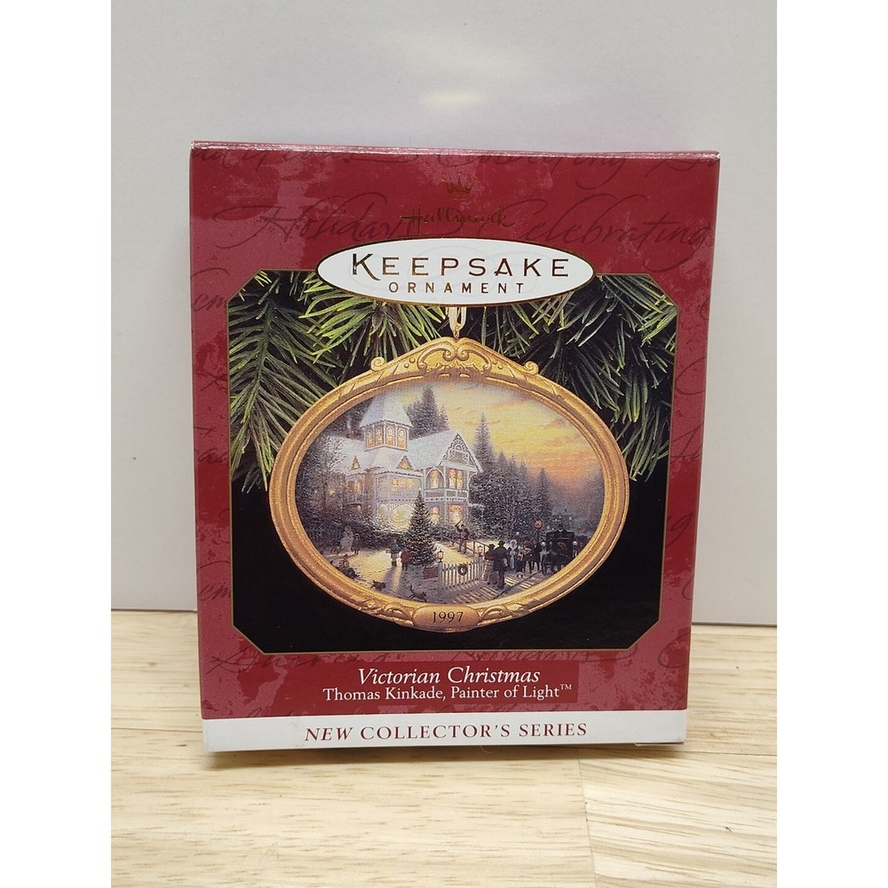 Hallmark Keepsake Thomas Kinkade Painter of Light Victorian Christmas Ornament